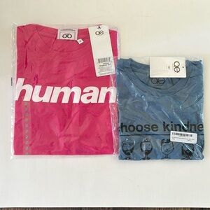 NWT Queer Eye T-Shirt Bundle Pink Human Blue Choose Kindness Size Small
